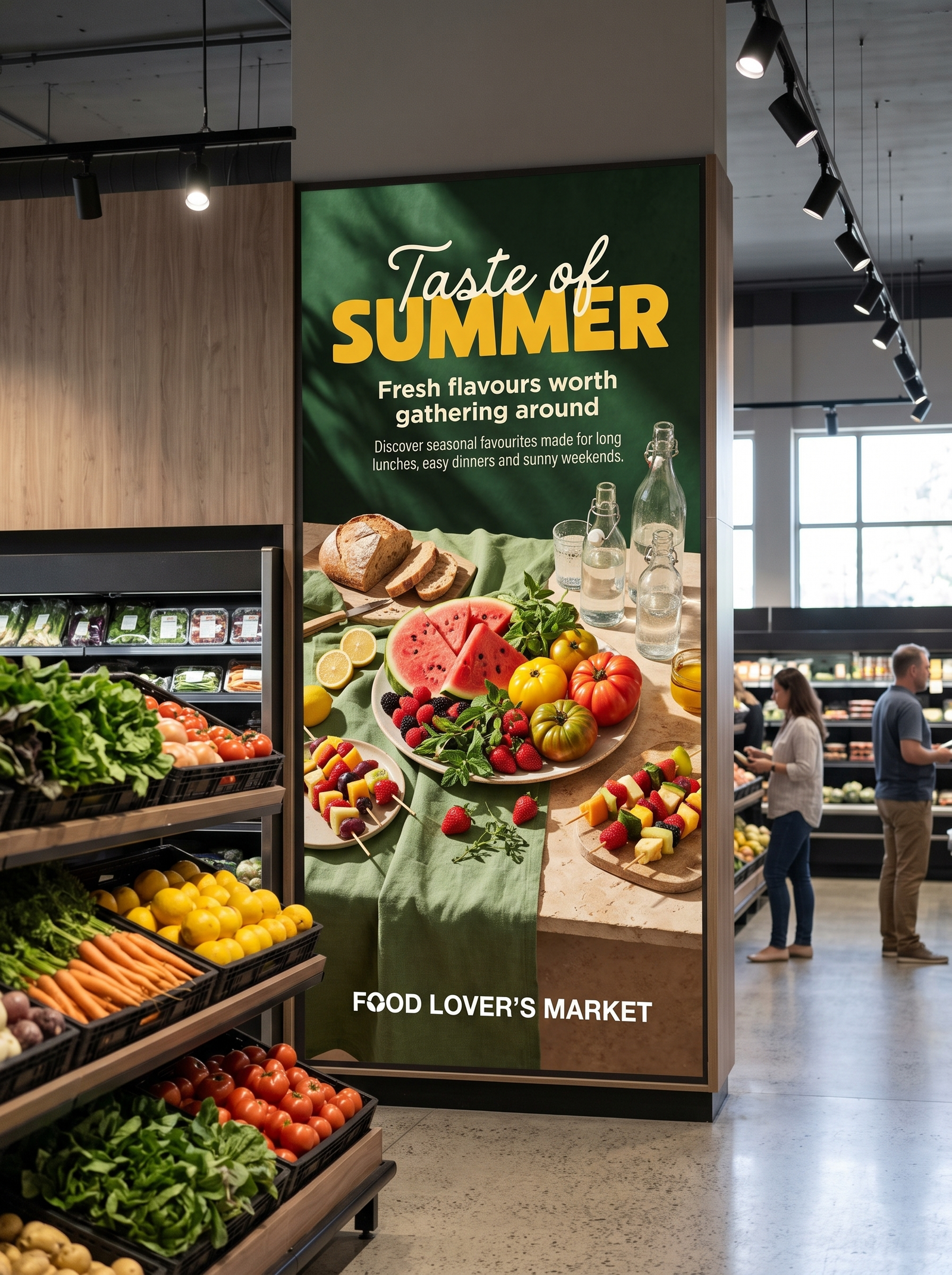 Taste of Summer in-store feature display