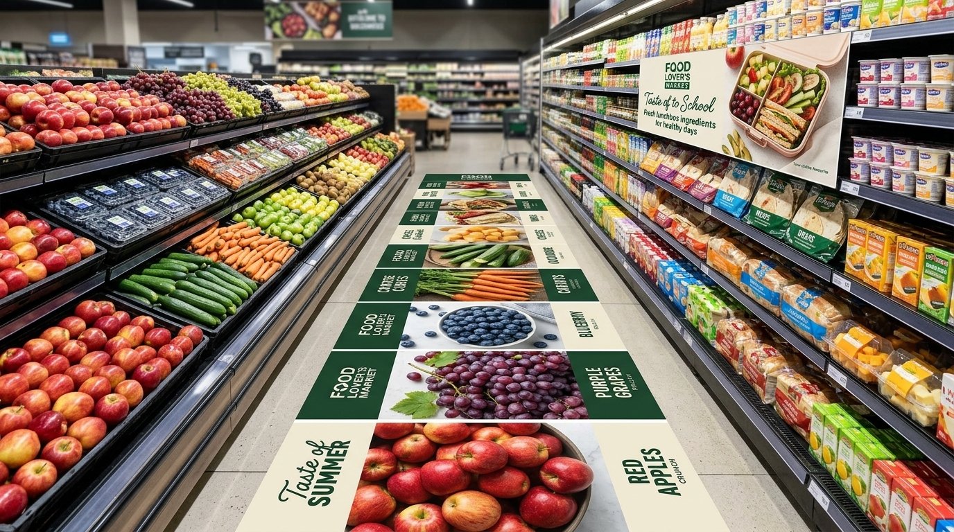 Archived premium in-store grocery campaign concept